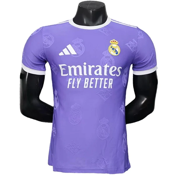 Especial Jugadores Camiseta Real Madrid 2025 2026 Purpura III Blanco Real Madrid Camiseta Edición Jugadores 2025 2026 Especial Púrpura - Camiseta Real Madrid | tiendasdefutboles