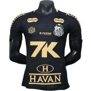 Santos FC Camiseta Edición Jugadores 2025 2026 Especial Negra - Camiseta Santos Fc | tiendasdefutboles