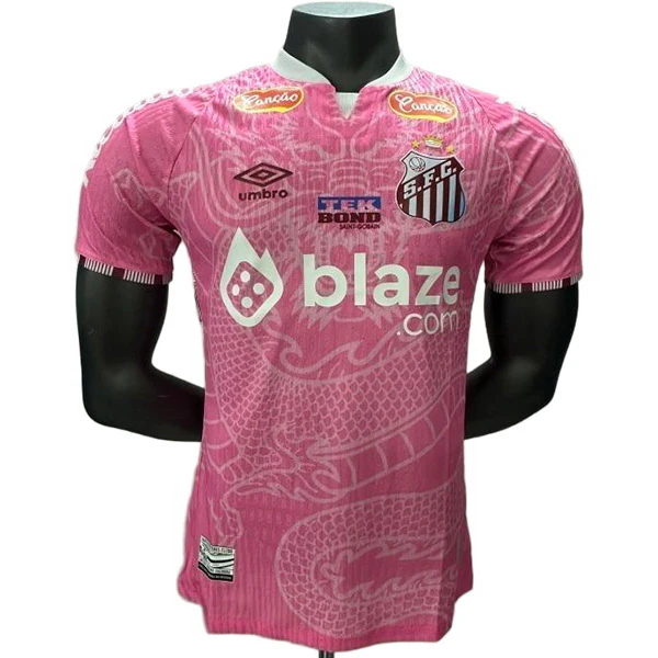 Especial Jugadores Camiseta Santos 2025 2026 Rosa Santos FC Camiseta Edición Jugadores 2025 2026 Especial Rosa - Camiseta Santos Fc | tiendasdefutboles