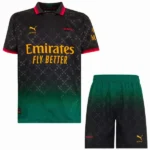 Fourth Conjunto De Hombre AC Milan 2024 2025 Negro