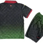 Fourth Conjunto De Niños AC Milan 2024 2025 Negro
