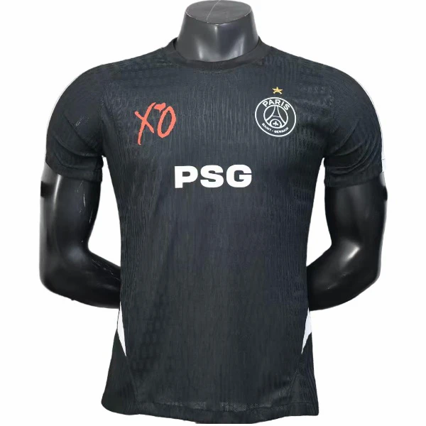 Jugadores Especial Camiseta Paris Saint Germain 2025 2026 Negro Rojo Paris Saint Germain Camiseta Edición Jugadores 2025 2026 Especial Negra - Camiseta Paris Saint Germain | tiendasdefutboles