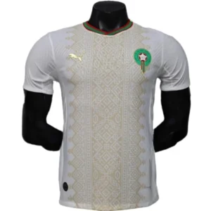 Marruecos Camiseta Edición Jugadores 2026 Segunda Blanca - Camiseta Marruecos | tiendasdefutboles