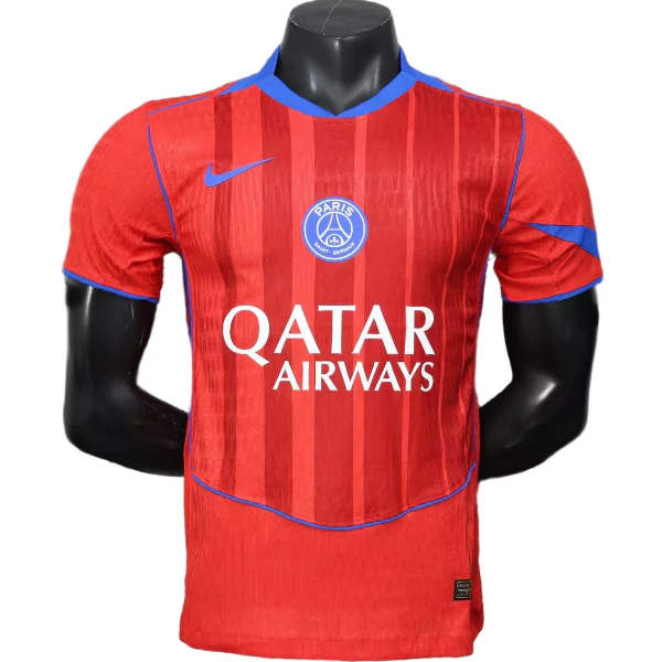 Jugadores Tercera Camiseta Paris Saint Germain 2025 2026 Rojo Paris Saint Germain Camiseta Edición Jugadores 2025 2026 Tercera Roja - Camiseta Paris Saint Germain | tiendasdefutboles