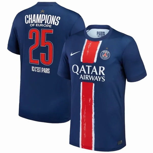 NO.25 CHAMPIONS Tailandia Casa 1 Star Camiseta Paris Saint Germain 2024 2025 Azul Paris Saint Germain Camiseta 2024 2025 Casa Azul - Camiseta Paris Saint Germain | tiendasdefutboles