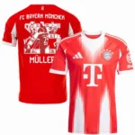 Muller #25 - Bayern Múnich Camiseta 2025 2026 Casa Roja - Camiseta Bayern Múnich 2026 | tiendasdefutboles