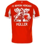 NO.25 Muller Tailandia Casa Camiseta Bayern Múnich 2025 2026 Rojo