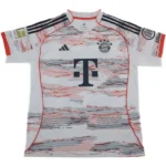 NO.25 Muller Tailandia Segunda Camiseta Bayern Múnich 2025 2026 Blanco