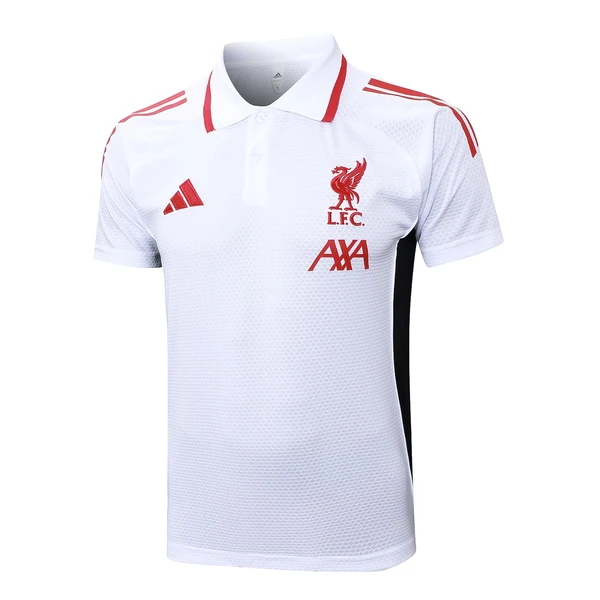 Polo Liverpool 2025 2026 Blanco Rojo Liverpool Polo 2025 2026 Blanco - Maglia Liverpool | tiendasdefutboles