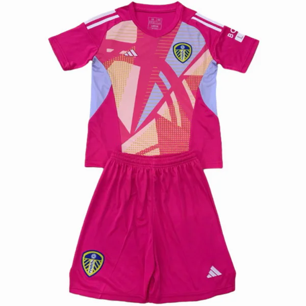 Portero Camiseta Conjunto De Niños Leeds United 2024 2025 Rosa Leeds United Niños Conjunto 2024 2025 Portero Rosa - Tuta Leeds United Niños | tiendasdefutboles