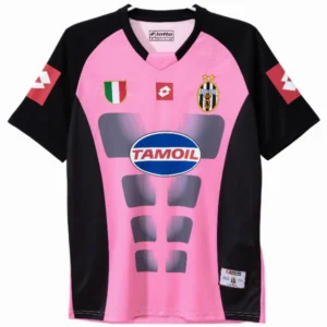 Juventus Camiseta 2001 2002 Portero Rosa - Camiseta Juventus | tiendasdefutboles