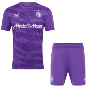 Feyenoord Rotterdam Niños Conjunto 2025 2026 Portero Púrpura - Feyenoord Rotterdam Niños Barata | tiendasdefutboles