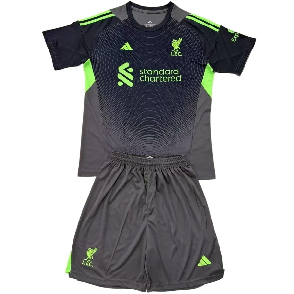 Portero Conjunto De Hombre Liverpool 2025 2026 Negro Liverpool Conjunto 2025 2026 Portero Negro - Maglia Liverpool | tiendasdefutboles