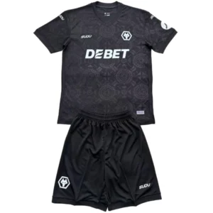 Wolves FC Conjunto 2025 2026 Portero Negro - Wolves Fc Equipacion | tiendasdefutboles