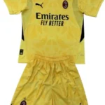 Portero Conjunto De Niños AC Milan 2024 2025 Amarillo