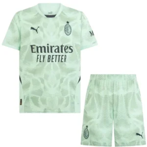 AC Milan Niños Conjunto 2024 2025 Portero Verde - Tuta AC Milan Niños | tiendasdefutboles