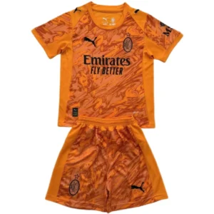 AC Milan Niños Conjunto 2025 2026 Portero Naranja - Tuta AC Milan Niños | tiendasdefutboles