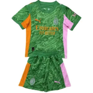 AC Milan Niños Conjunto 2025 2026 Portero Verde - Tuta AC Milan Niños | tiendasdefutboles