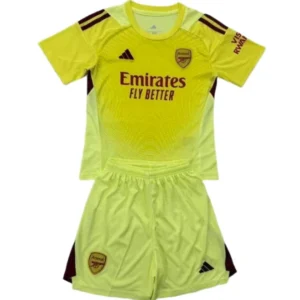 Arsenal Niños Conjunto 2025 2026 Portero Amarillo - Equipacion Arsenal Niños | tiendasdefutboles