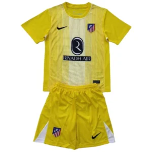 Atlético Madrid Niños Conjunto 2025 2026 Portero Amarillo - Equipacion Atletico Madrid Niños | tiendasdefutboles