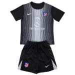 Atlético Madrid Niños Conjunto 2025 2026 Portero Negro - Equipacion Atletico Madrid Niños | tiendasdefutboles