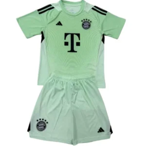 Bayern Múnich Niños Conjunto 2025 2026 Portero Verde - Tuta Bayern Múnich Niños | tiendasdefutboles