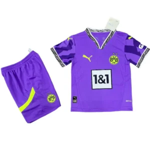 Borussia Dortmund Niños Conjunto 2025 2026 Portero Púrpura - Tuta Borussia Dortmund Niños | tiendasdefutboles