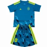 España Niños Conjunto 2026 Portero Azul - España Niños Barata | tiendasdefutboles