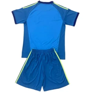 España Niños Conjunto 2026 Portero Azul - España Niños Barata | tiendasdefutboles