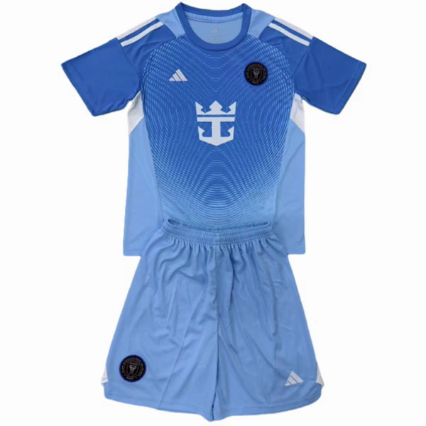 Portero Conjunto De Niños Inter Miami 2025 2026 Azul Inter Miami Niños Conjunto 2025 2026 Portero Azul - Equipacion Inter Miami Niños | tiendasdefutboles