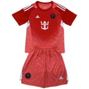 Inter Miami Niños Conjunto 2025 2026 Portero Rojo - Equipacion Inter Miami Niños | tiendasdefutboles