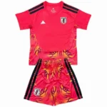 Japón Niños Conjunto 2026 Portero Rojo - Equipacion Japon Niños | tiendasdefutboles