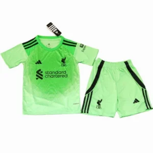 Liverpool Niños Conjunto 2025 2026 Portero Verde - Equipacion Liverpool Niños | tiendasdefutboles