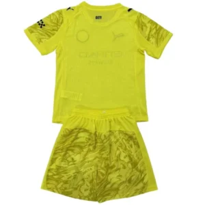 Manchester City Niños Conjunto 2025 2026 Portero Amarillo - Equipacion Manchester City Niños | tiendasdefutboles
