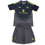 Manchester United Niños Conjunto 2025 2026 Portero Negro - Equipacion Manchester United Niños | tiendasdefutboles