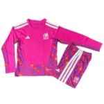 México Niños Conjunto 2026 Portero Rosa - Playera Mexico 2026 Niños | tiendasdefutboles