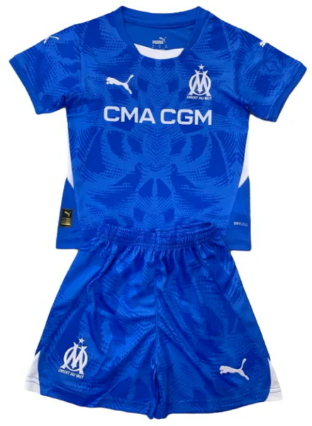 Portero Conjunto De Niños Marsella 2024 2025 Azul Marsella Niños Conjunto 2024 2025 Portero Azul - Tuta Marsella Niños | tiendasdefutboles