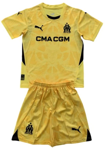 Portero Conjunto De Niños Marsella 2024 2025 I Amarillo Marsella Niños Conjunto 2024 2025 Portero Amarillo - Tuta Marsella Niños | tiendasdefutboles