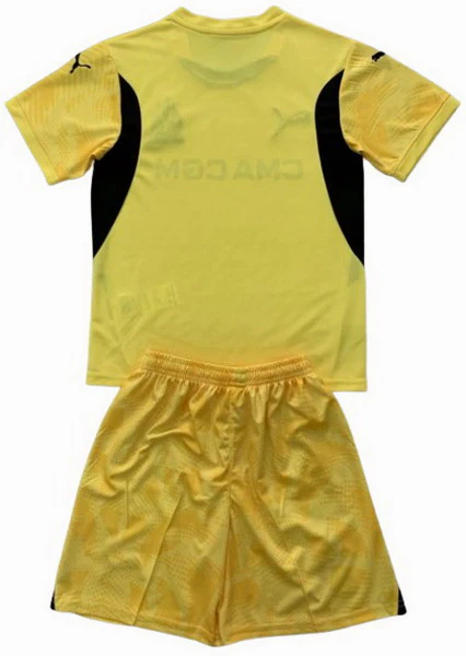 Portero Conjunto De Niños Marsella 2024 2025 I Amarillo Marsella Niños Conjunto 2024 2025 Portero Amarillo - Tuta Marsella Niños | tiendasdefutboles