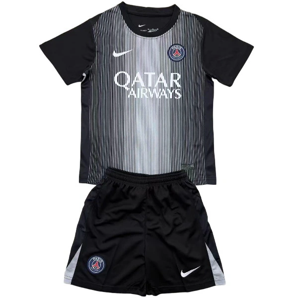 Portero Conjunto De Niños Paris Saint Germain 2025 2026 Negro Gris Paris Saint Germain Niños Conjunto 2025 2026 Portero Negro - Tuta Paris Saint Germain Niños | tiendasdefutboles