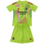 Real Madrid Niños Conjunto 2024 2025 Portero Amarillo - Tuta Real Madrid Niños | tiendasdefutboles