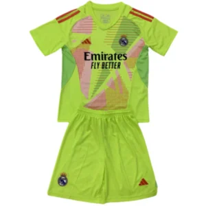 Real Madrid Niños Conjunto 2024 2025 Portero Amarillo - Tuta Real Madrid Niños | tiendasdefutboles