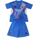 Real Madrid Niños Conjunto 2024 2025 Portero Azul - Tuta Real Madrid Niños | tiendasdefutboles