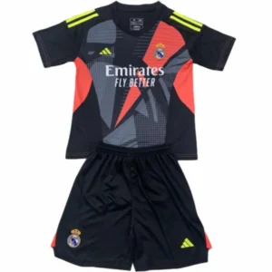 Real Madrid Niños Conjunto 2024 2025 Portero Negro - Tuta Real Madrid Niños | tiendasdefutboles