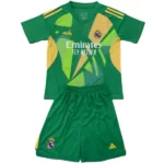 Real Madrid Niños Conjunto 2024 2025 Portero Verde - Tuta Real Madrid Niños | tiendasdefutboles