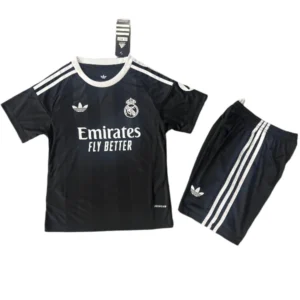 Real Madrid Niños Conjunto 2025 2026 Portero Negro - Tuta Real Madrid Niños | tiendasdefutboles