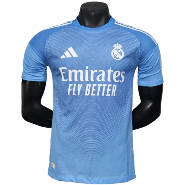 Portero Jugadores Camiseta Real Madrid 2025 2026 Azul Real Madrid Camiseta Edición Jugadores 2025 2026 Portero Azul - Camiseta Real Madrid | tiendasdefutboles