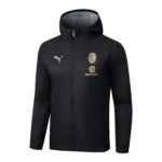 AC Milan Rompevientos 2025 2026 Negro - Maglia Ac Milan | tiendasdefutboles