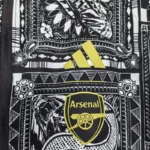 Rompevientos Arsenal 2023 2024 Negro Gris