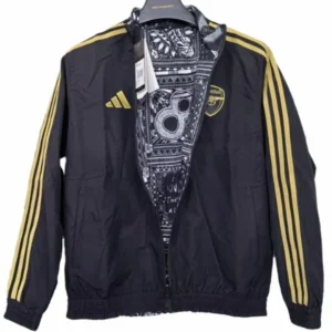 Arsenal Rompevientos 2023 2024 Negro - Maglia Arsenal | tiendasdefutboles